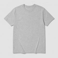 Blank grey cotton t-shirt