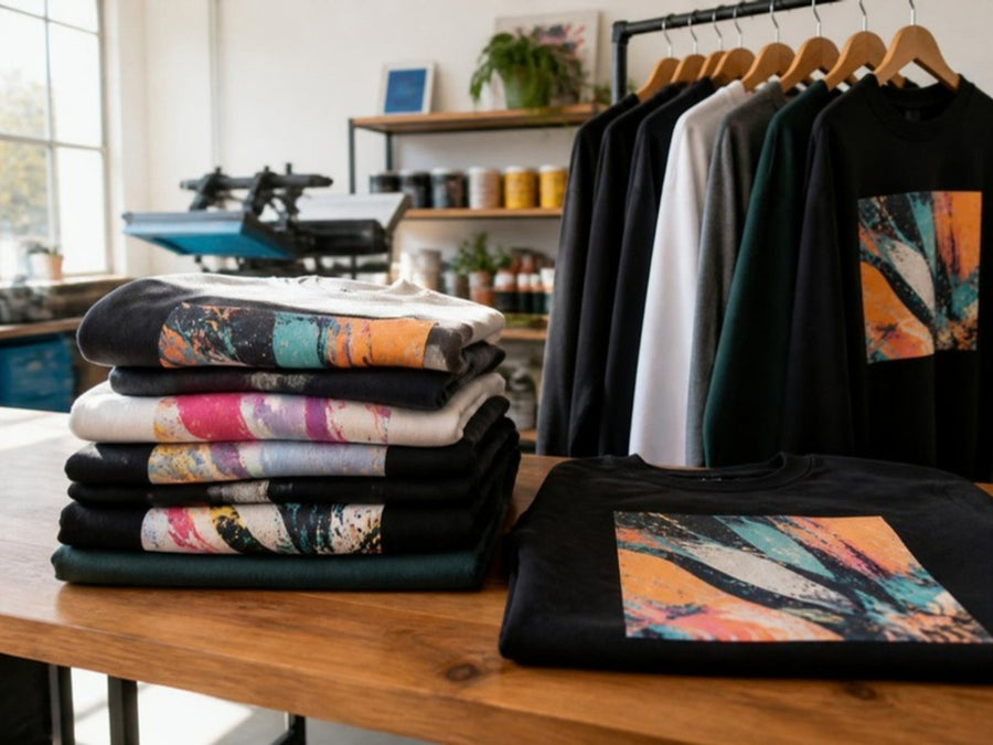 Custom printed apparel